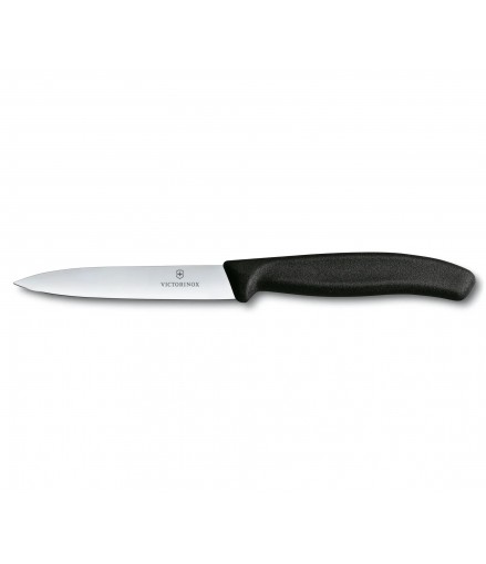 VICTORINOX SWISS CLASSIC COLOURS NÓŻ GŁADKI 10 CM CZARNY