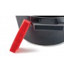 ZWIEGER OBSIDIAN GARNEK Z POKRYWĄ Z ODLEWANEGO ALUMINIUM 28 CM