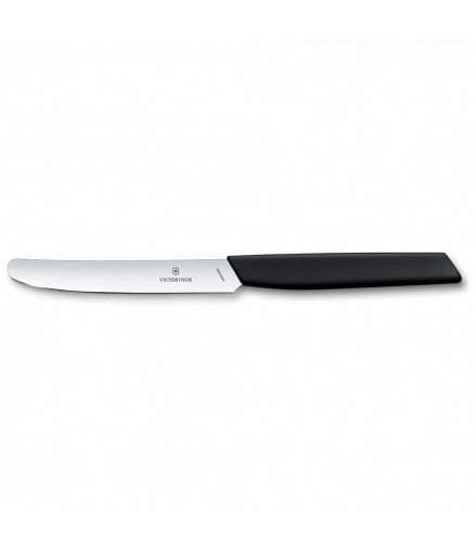 VICTORINOX SWISS MODERN NÓŻ GŁADKI 11 CM CZARNY