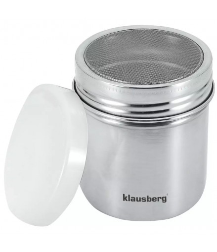KLAUSBERG KB-7645 POJEMNIK Z SITKIEM SHAKER DO CUKRU PUDRU