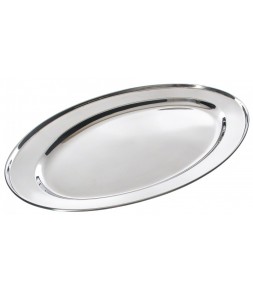 KINGHOFF KH–1232 TACA ZE STALI NIERDZEWNEJ OWALNA 40 CM