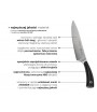 ZWIEGER OBSIDIAN NÓŻ SZEFA 20 CM