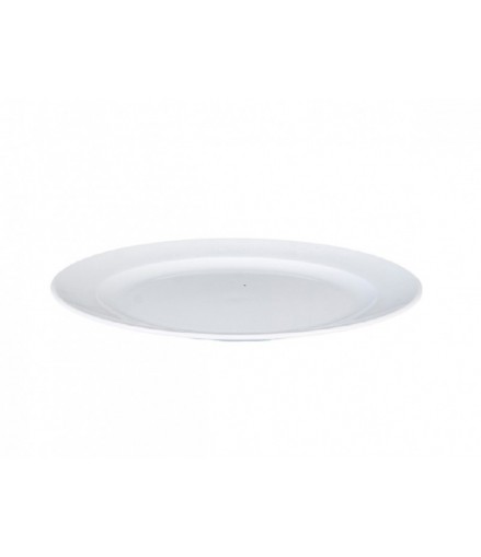 SAGAD GASTRO CLUB TALERZ PŁYTKI OBIADOWY 24 CM BIAŁY