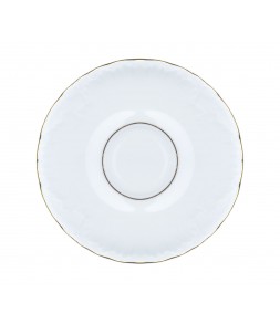 ĆMIELÓW ROCOCO SPODEK 15,7 CM DEKORACJA 3604 ZŁOTY PASEK
