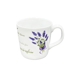 LUBIANA NEW YORK KUBEK PORCELANOWY 520 ML DEK. 5979 LAWENDA