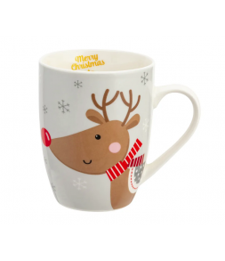 ALTOM RENIFER KUBEK PORCELANOWY 340 ML ŚWIĄTECZNY