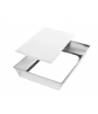 SNB Blacha do pieczenia 36 x 24,5 x 6 cm srebrna