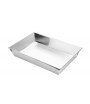 SNB Blacha do pieczenia 36 x 24,5 x 6 cm srebrna