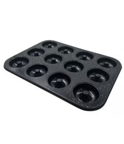 KLAUSBERG KB–7840 FORMA DO PIECZENIA MUFFINEK 12 SZT. CZARNA