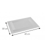 TESCOMA FLAIR FRAME PODKŁADKA STOŁOWA 45X32 CM PERŁOWA
