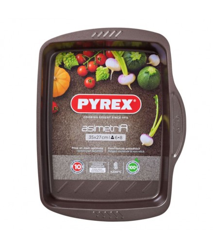 PYREX ASIMETRIA FORMA/BLACHA 35 X 27 X 5,5 CM