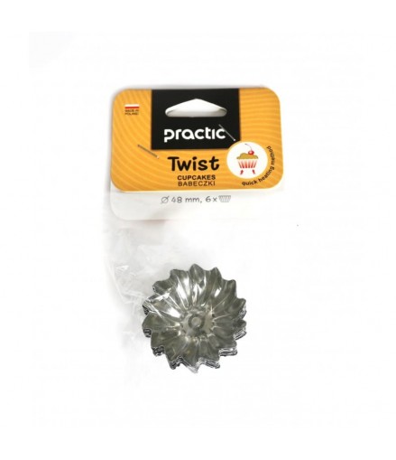 PRACTIC FLOWER FOREMKI NA BABECZKI 4,8 CM 6 SZTUK