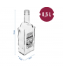 BROWIN BUTELKA KLASZTORNA Z ZAKRĘTKĄ 500 ML