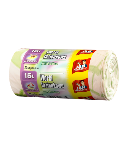 JAN NIEZBĘDNY EASY PACK WORKI NA ŚMIECI 35 L 30 SZT.