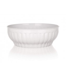 BANQUET PLASTIKOWA MISKA SAŁATKOWA 28 CM BIAŁA