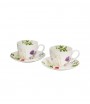 DUO BARWY NATURY KPL. 2 FILIŻANEK ZE SPODKAMI 270 ML