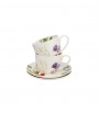 DUO BARWY NATURY KPL. 2 FILIŻANEK ZE SPODKAMI 270 ML
