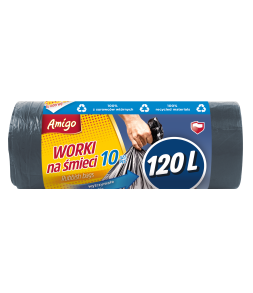 POLITAN AMIGO WORKI NA ŚMIECI 120 L 10 SZT.