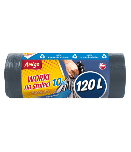 POLITAN AMIGO WORKI NA ŚMIECI 60 L 10 SZT.