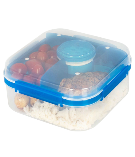 BRANQ LIDO LUNCHBOX Z PRZEGRÓDKAMI 1,6 L NIEBIESKI
