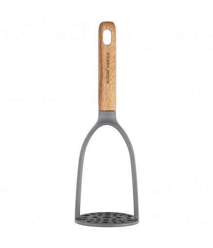 ALTOM TŁUCZEK DO ZIMNIAKÓW Z DREWNIANYM UCHWYTEM 26 CM SZARY