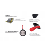 ZWIEGER OBSIDIAN PATELNIA Z ODLEWANEGO ALUMINIUM 20 CM