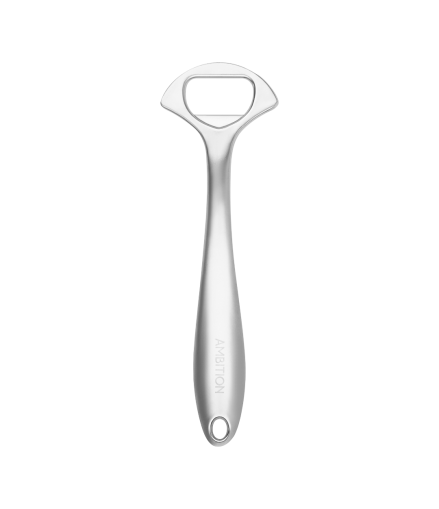 AMBITION SILKY OTWIERACZ DO BUTELEK 16,5 CM SREBRNY