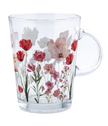 ALTOM ATENA GARDEN KUBEK SZKLANY DO KAWY I HERBATY 420 ML