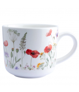 ALTOM KWITNĄCA POLANA PORCELANOWY KUBEK DO KAWY I HERBATY 450 ML
