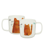 AMBITION PETS BRĄZOWY PIES KUBEK PORCELANOWY 370 ML