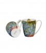 DUO CLASSIC IRISES INSPIRED BY VAN GOGH KPL. 2 KUBKÓW 360 ML