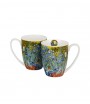 DUO CLASSIC IRISES INSPIRED BY VAN GOGH KPL. 2 KUBKÓW 360 ML