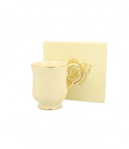 DUO CLARK KUBEK PORCELANOWY 450 ML ECRU