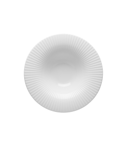 LUBIANA DAISY TALERZ GŁĘBOKI DO SAŁATEK MAKARONU 30 CM DEK. 000E BIAŁY