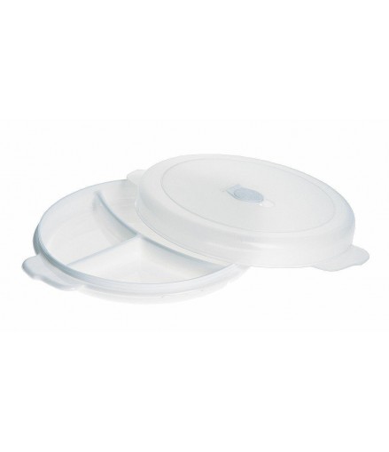 PLAST TEAM TALERZ DO KUCHENKI MIKROFALOWEJ DZIELONY 27,5 CM