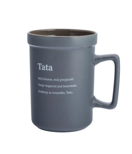 ALTOM DZIEŃ OJCA TATA MÓJ BOHATER KUBEK DO KAWY PORCELANOWY 440 ML