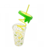 ALTOM LIMON KUBEK Z TWORZYWA ZE SŁOMKĄ I SILIKONOWĄ POKRYWKĄ 500 ML