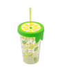 ALTOM LIMON KUBEK Z TWORZYWA ZE SŁOMKĄ I SILIKONOWĄ POKRYWKĄ 500 ML